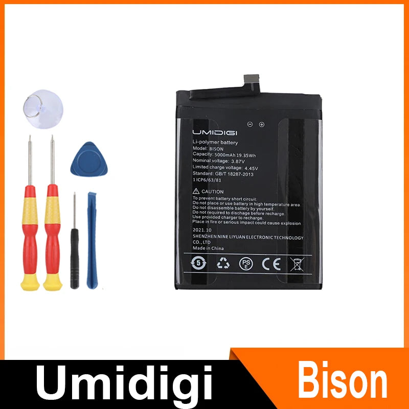 For Umidigi Bison/Bison 2 Pro/Bison 2/Bison X10 Pro/Bison X10/Power 5/A9 Pro Phone / Battery Mobile Phone Accessories