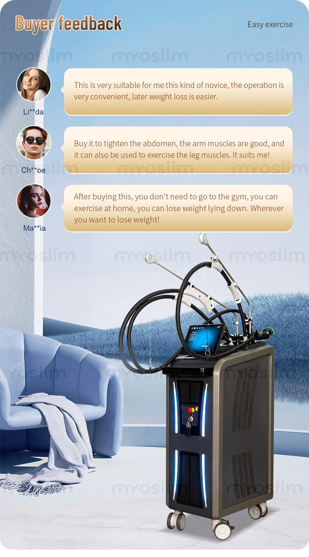 New Pro 3 Handles Micro Wave 80% Fat Reduction Safe Weight Loss Body Slimming Eliminate Double Chin Removal