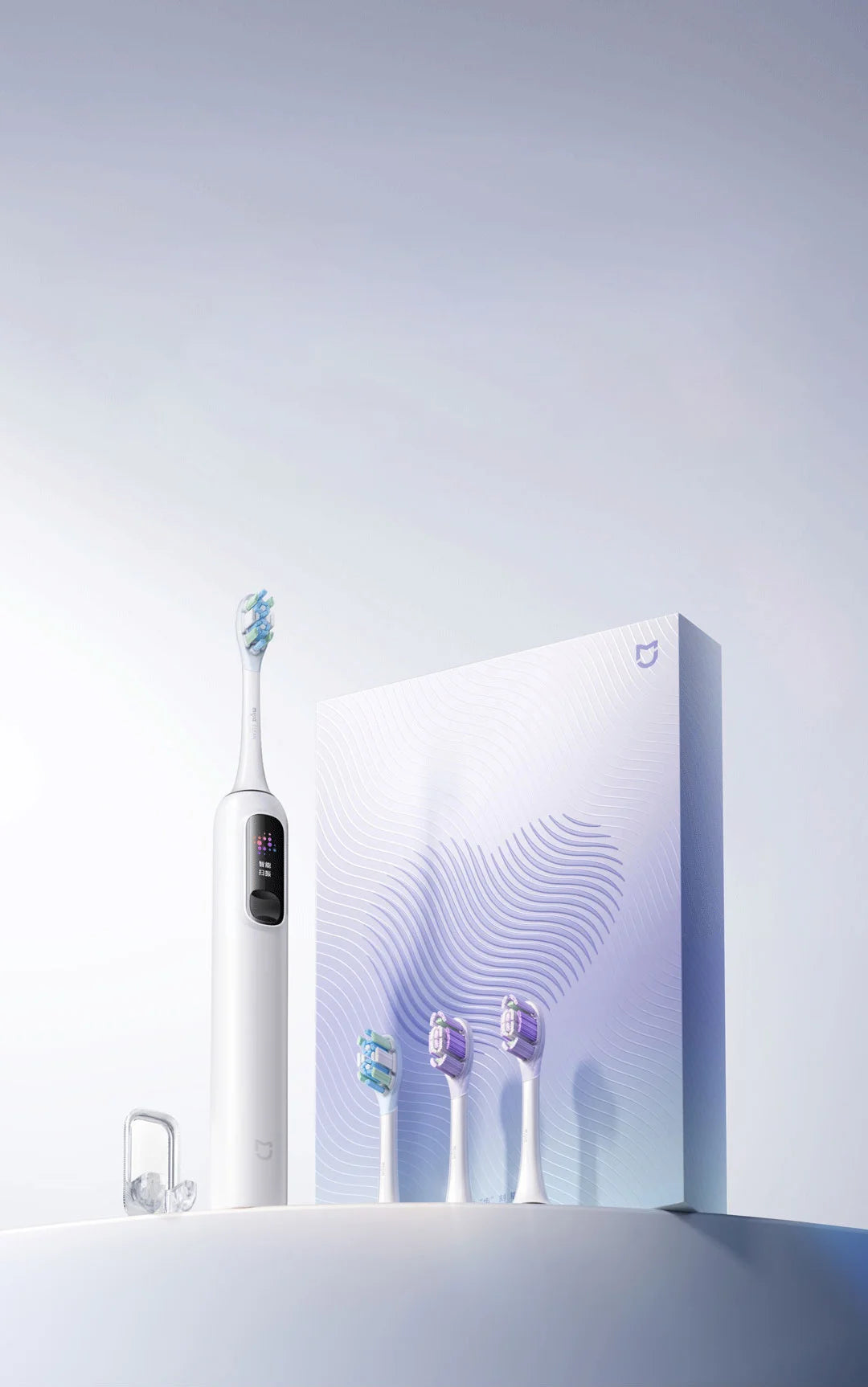 MIJIA Oscillation Electric Toothbrush Pro Love Gift Box,Smart Screen Pressure,IPX8 Waterproof,180 Day Battery,4 Mode With 4 Head