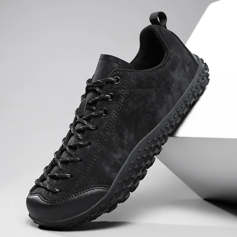Couple Outdoor Hiking Shoes Slip On Mountaining Shoes Men Wide-Toe-Box Barefoot Shoes for Men Women Walking Shoes Men Sneakers