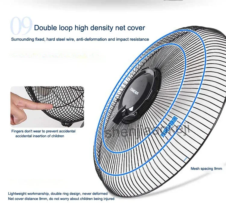 Office air humidifier Electric Fan Water mist fan Air condition fans cold fog fan remote control 12h timing