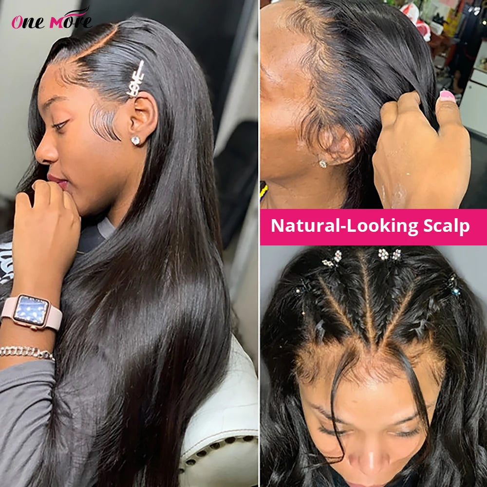30 Inch Full Lace Human Hair Wig Long Straight Lace Front Wigs 13x6 13x4 Lace Frontal Pre Plucked for Women Hair Extensions
