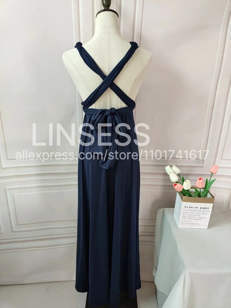 Multiway Maxi Dress Bridesmaid Dress Infinity Cocktail Dress Floor Length Bridesmaid Dress Maxi Dress for Bridesmaid Gifts