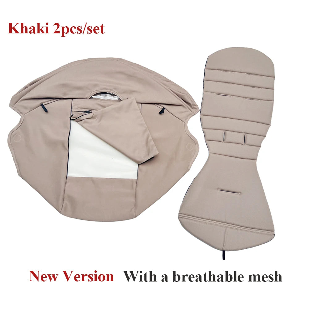 175° Stroller Hood&Seat Liner For Babyzen Yoyo Canopy Cover Cushion Fit YOYO2/YOYA Pram Sunshade 1:1 Fabric Stroller Accessories