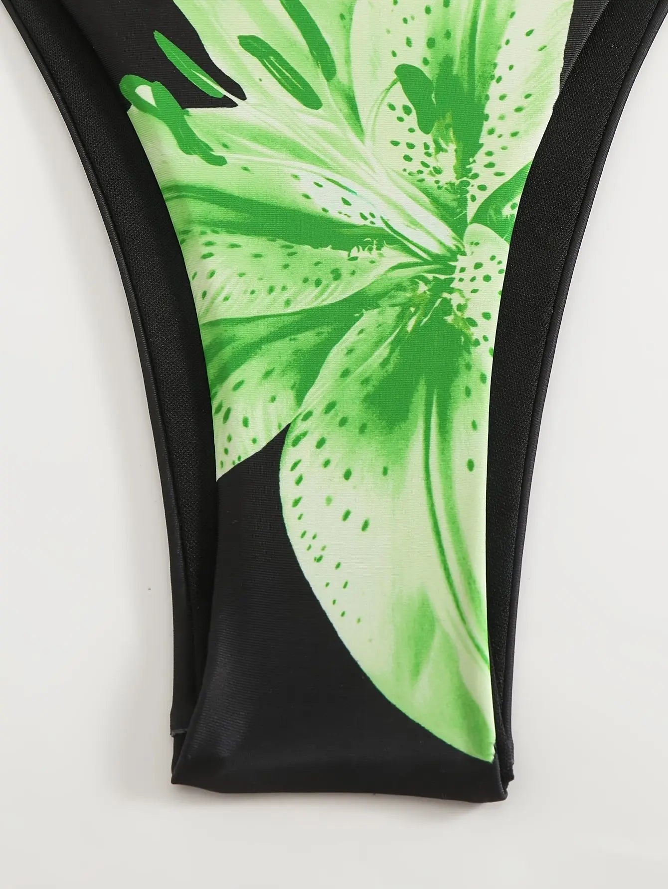 Sexy Bikini Retro Print Tropical Skirted Three-Piece Beachwear Strapless Strap-On Swimsuit Female Adult High Elasticity Backless