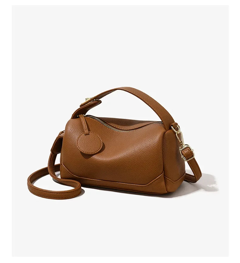 Women's Bags Fashion PU Leather Top Carrying Bag Handbags Multi Pocket Design Multifunctional Crossbody Tote Bag Shoulder Bag