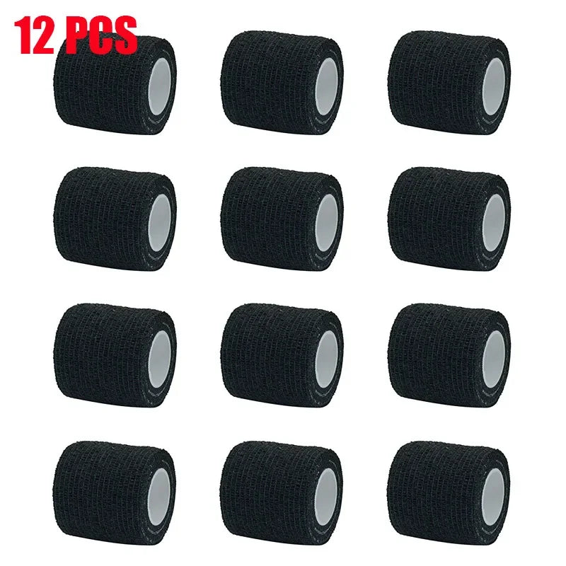 6/12/24pcs Self Adhesive Bandage Wrap, Cohesive Bandage Wrap for Sport & Athletic, Breathable Vet Wrap for Wounds