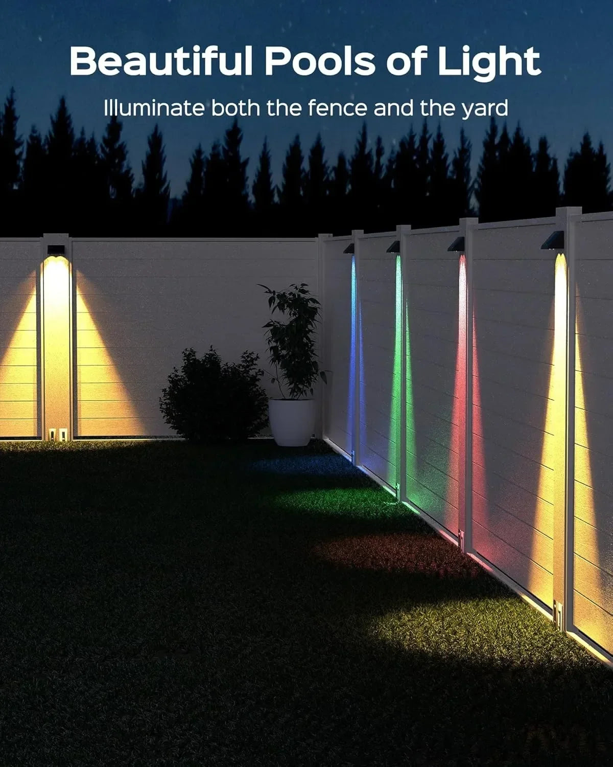Solar Wall Lamp Outdoor Waterproof Garden Light for Mailbox Address House Number Sign Facades and Landscape Decorative Lighting