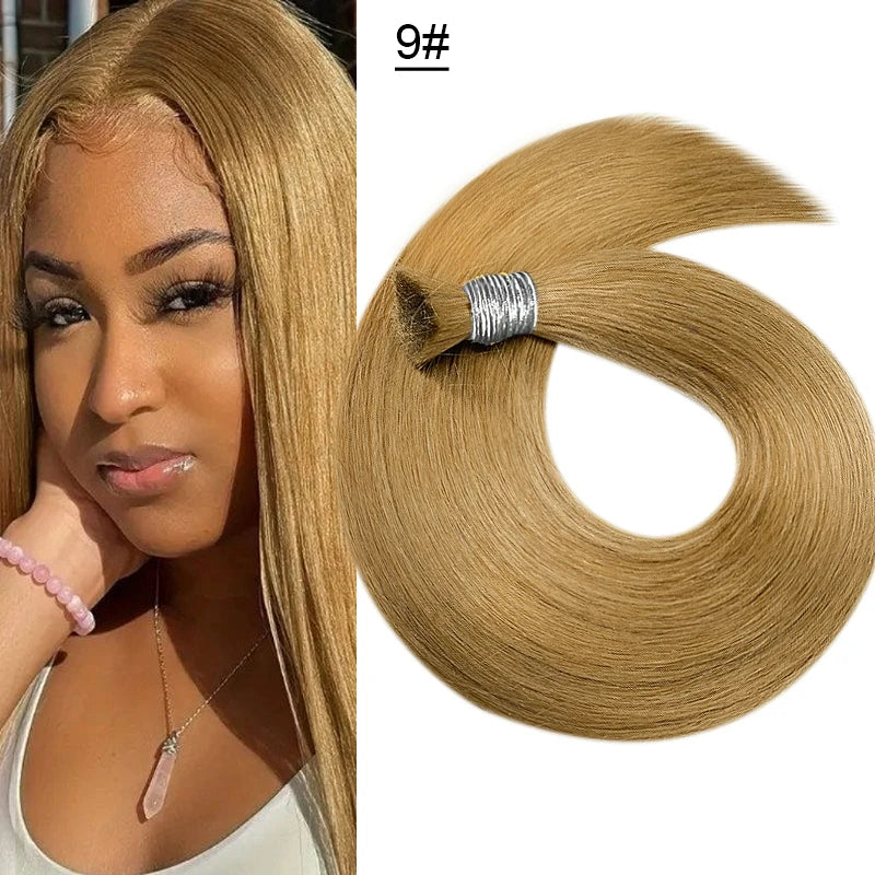 Human Hair Bulk No Weft Virgin Remy Hair Vietnamese Hair Straight Hair Bulk Real Natural Hair No Weft For Braiding Wholesale