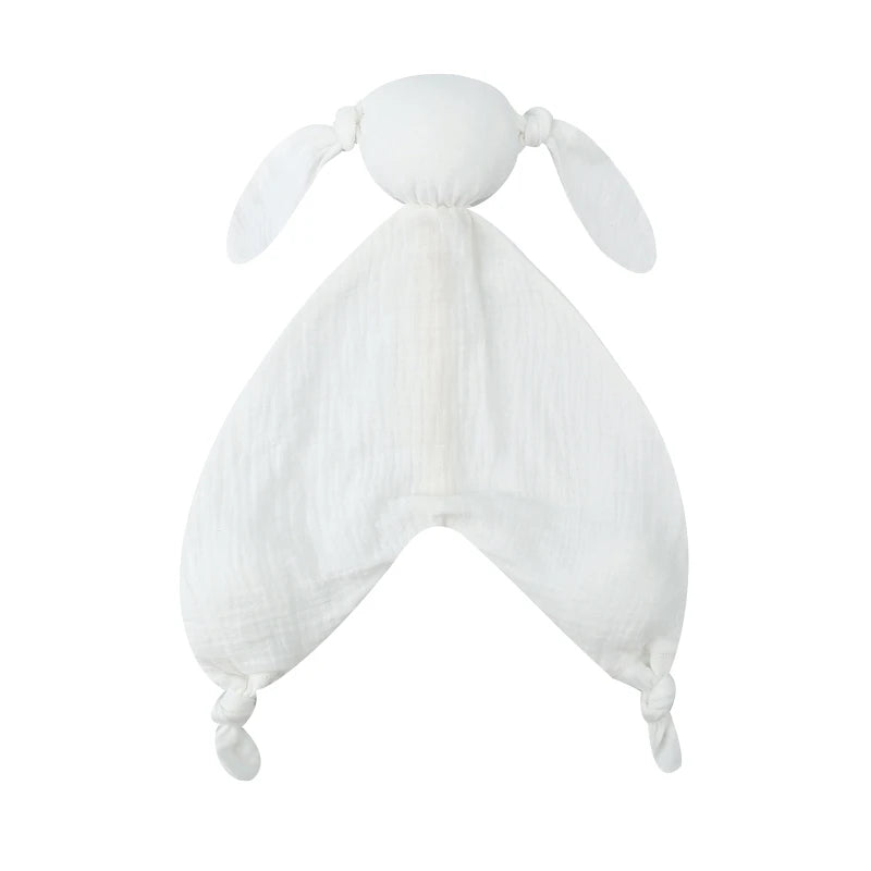 Baby Security Blanket Soothing Appease Towel Soft Animal Rabbit Plush  Teething Bib Infants Comfort Sleeping Nursing Dropship