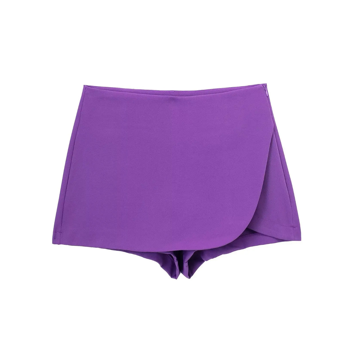 Women's Skort High Waist Brown Skirt Pants Stylish Summer Pink Black Mini Skirt Shorts Asymmetric Casual Off White Skort