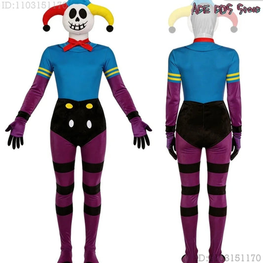 The Cosplay Prototype Costume Hat Horror Game Roleplay Jumpsuit 110-190 Scary Evil Halloween Outfits Clown Monster Zentai