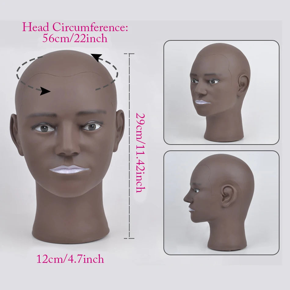 Mannequin Head Wig Stand With Adjustable Wig Tripod Stand Holder For Wigs Making Display cosmetology supplies hairdressing head