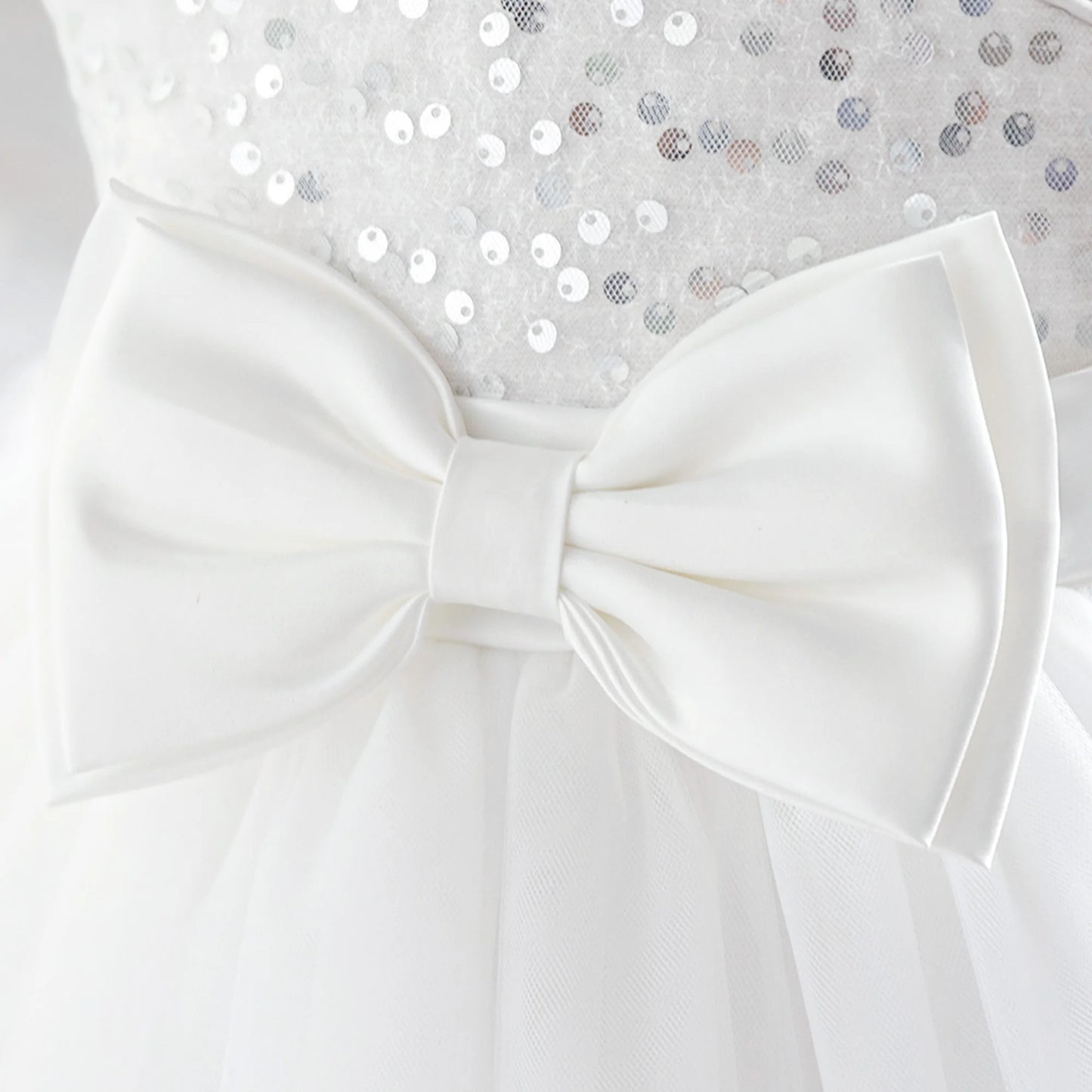 Toddler Baptism Party Baby Girls Dresses Girls Tulle 1st Birthday Wedding Prom Baby Dress Infant Bridesmaids Christmas Costumes