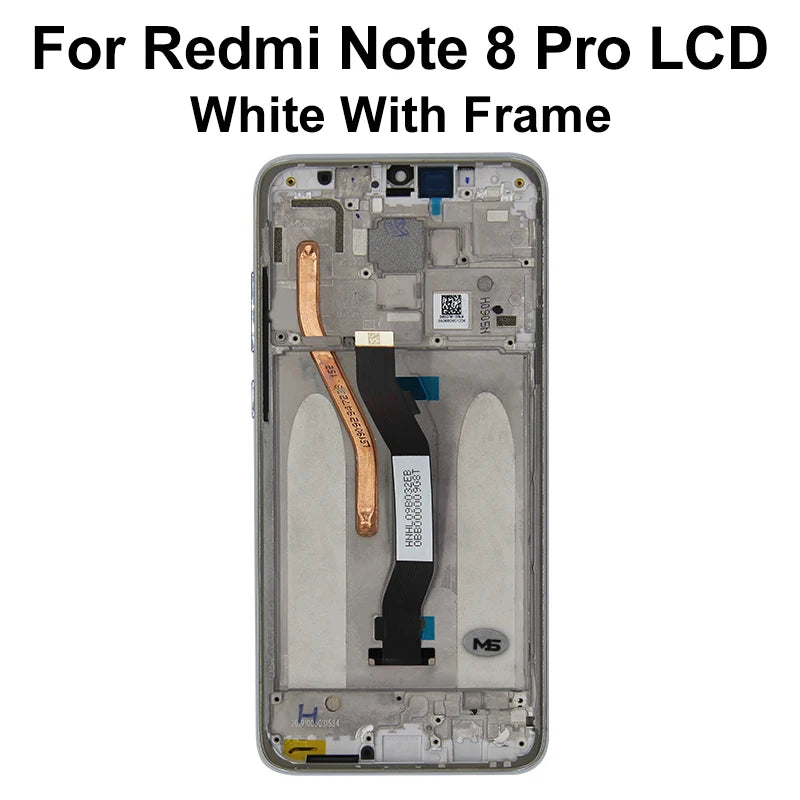 AAA Super IPS For Xiaomi Redmi Note 8 Pro M1906G7I Display With Frame Digitizer LCD Replacement Pantalla For Redmi Note 8 LCD