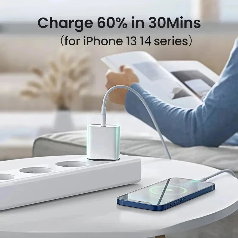 35W Fast Charging USB Cable For iPhone 6S 7 8 14 Plus X XR XS Max 11 12 13 Mini 14 Pro Max Rapid Charge Cord USB C PD Data Cable