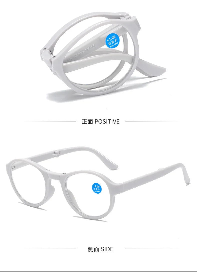 New Folding Reading Glasses Men women Anti Blue Light Presbyopia Eyeglasses Computer Eyewear with +1.5 +2.0 +2.5 +3.0 +3.5