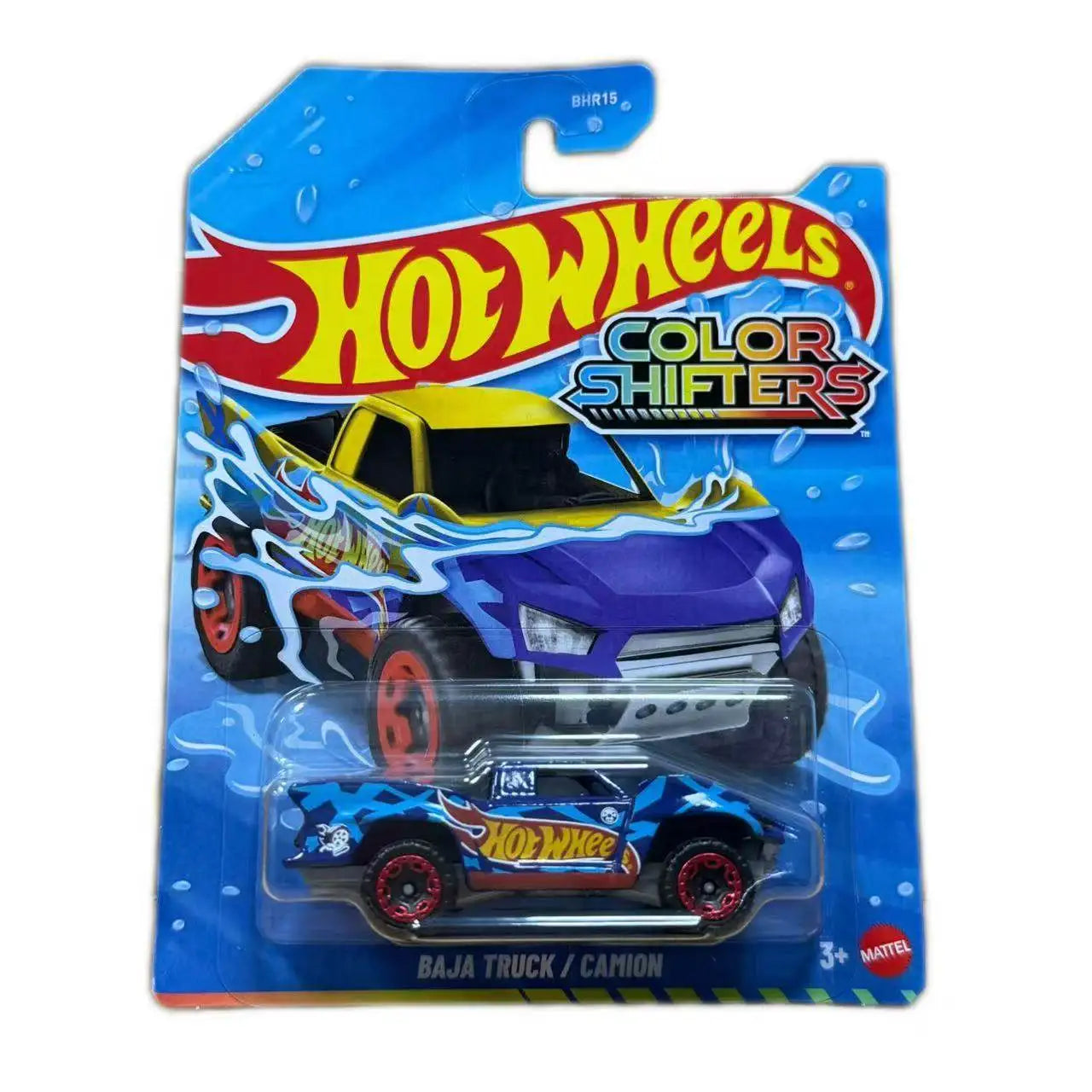 Hot Wheels Color Shifters Ford Mustang Bhr15 Donut Themed Color Changing Diecast Toy Car Collectible For Kids Ages 3 And Up
