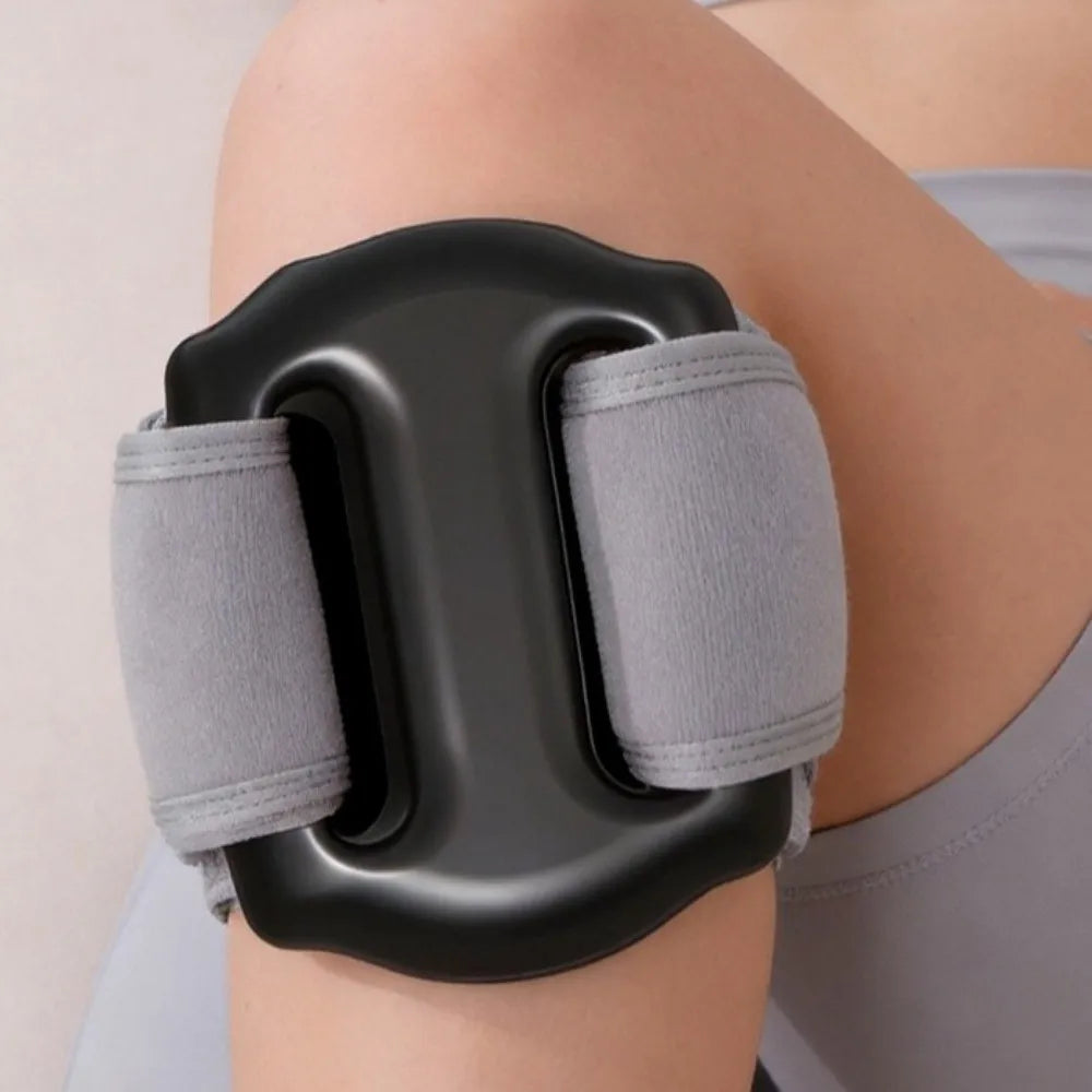 Hot Compress Electric Fascia Ring Portable Adjustable Speed Electric Body Slimming Machine USB Charging with Belt