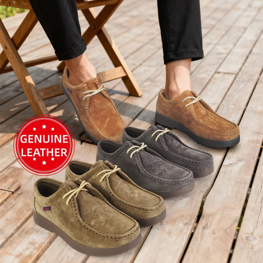 Men's Premium Leather Hand-Sewn Shoes Fashionable Casual  Loafers Shoes Elegant Mocasins Man Shoes,Suit For Daily Wear&Working