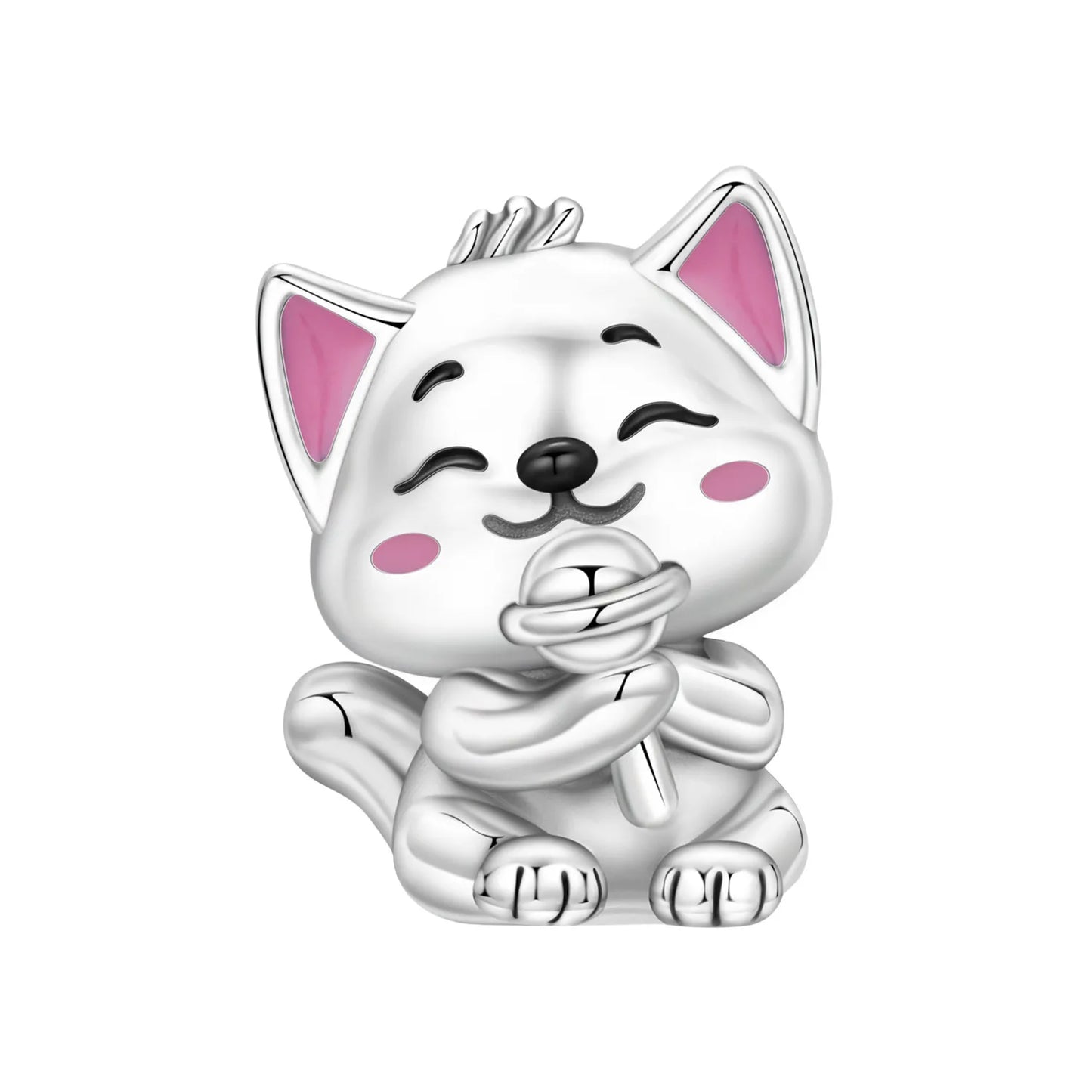 925 Sterling Silver Cute Pet Animal Lion King Pendant DIY Jewelry Beads for Women Bangle Bracelet Necklace Birthday Party Gifts