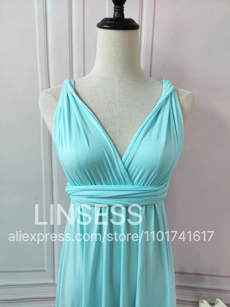 Multiway Maxi Dress Bridesmaid Dress Infinity Cocktail Dress Floor Length Bridesmaid Dress Maxi Dress for Bridesmaid Gifts