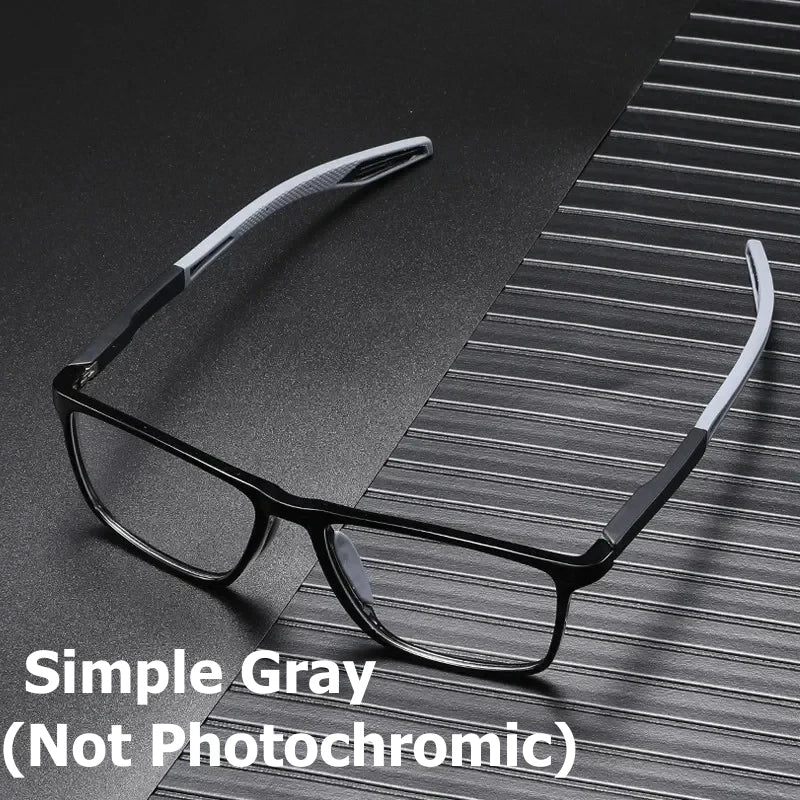 2025 New TR90 Photochromic Multifocal Glasses Vintage Progressive Reading Glasses Men Women Anti-blue Sports Eyeglasses +1.0+4.0