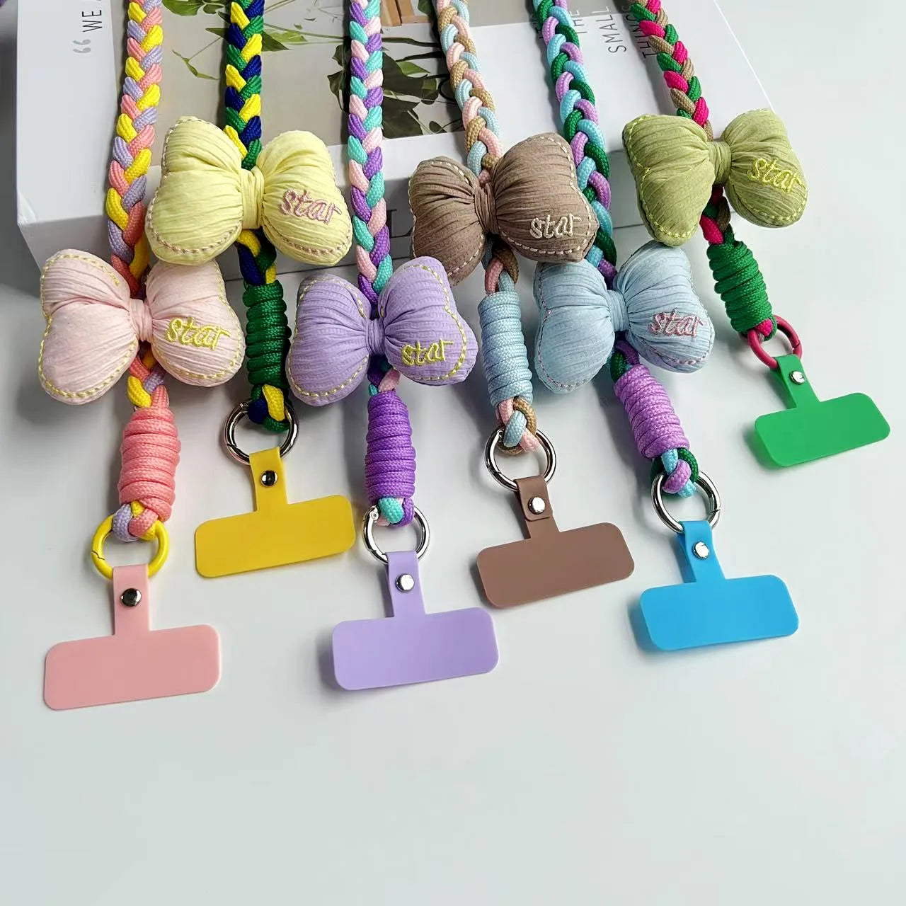 Creative Cartoon Mobile Phone Universal Lanyard Crossbody Long Rope Lanyard Rope Cartoon Decorative Pendant Accessories