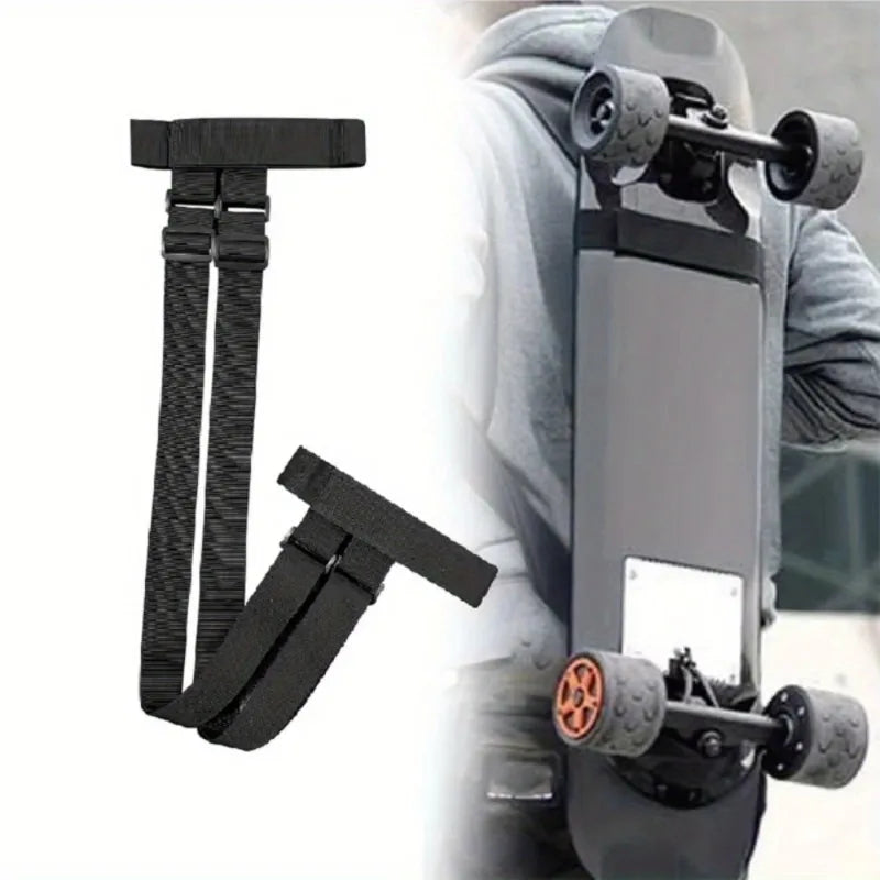 1PC Skateboard Shoulders Carry Strap Adjustable Backpack Shoulder Strap Handbag Belt for Skateboards, Snowboard, Skis Carry