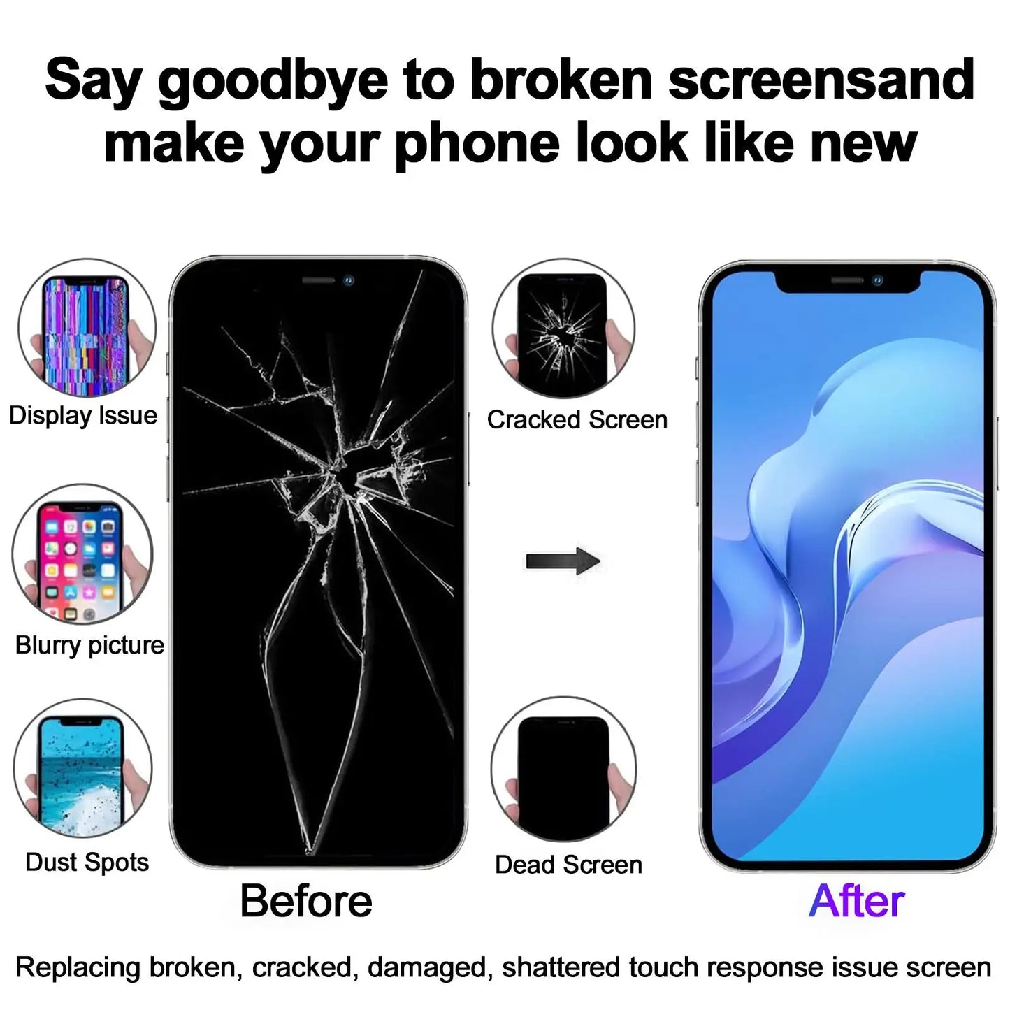 JK SOFT and Hard OLED Screen LCD Display Replacement iPhone 12 13 14 15 16 16e 17 Pro Max