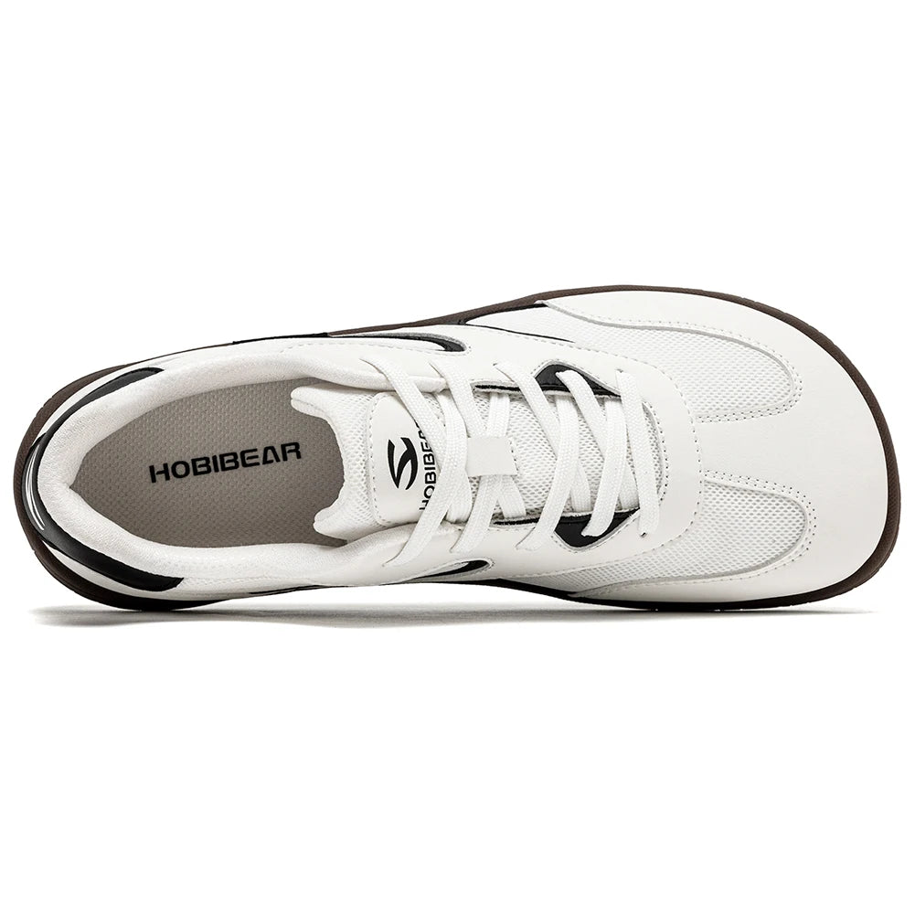 HOBIBEAR Unisex Barefoot Shoes Wide Width Minimalist Sneakers Zero Drop Classic Retro Outdoor Walking Shoes for Men Women