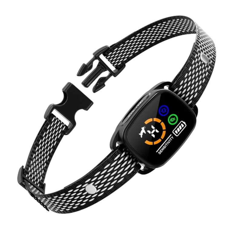 Anti Bark Collar, Dog Training, Vibration Shock Collar, Smart Color Screen