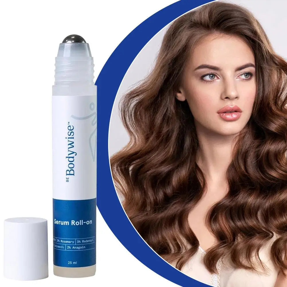 Bodywise Roll-on Ball Rosemary Hair Care Essence Anti-Frizz Refreshing Oil Control Strengthening  Hair Care Serum