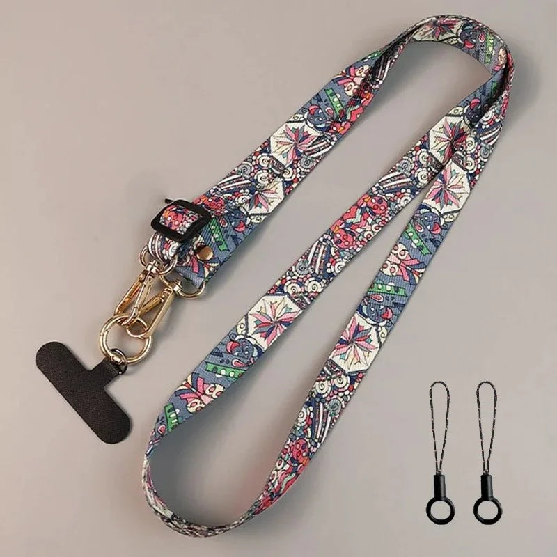 2025 New Lanyard Cell Phone Wrist Hand Strap Cord to Hang the Mobile Rope Smartphone Shoulder Phone Chain Key Strap for IPhone