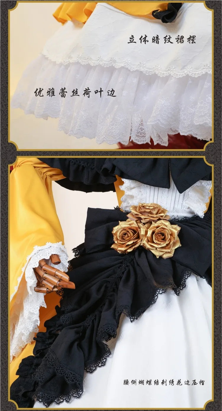 15th Anniversary Rin Cosplay Costume Women Cute Gothic Lolita Dress Halloween Outfits Anime Clothing Custom Made
