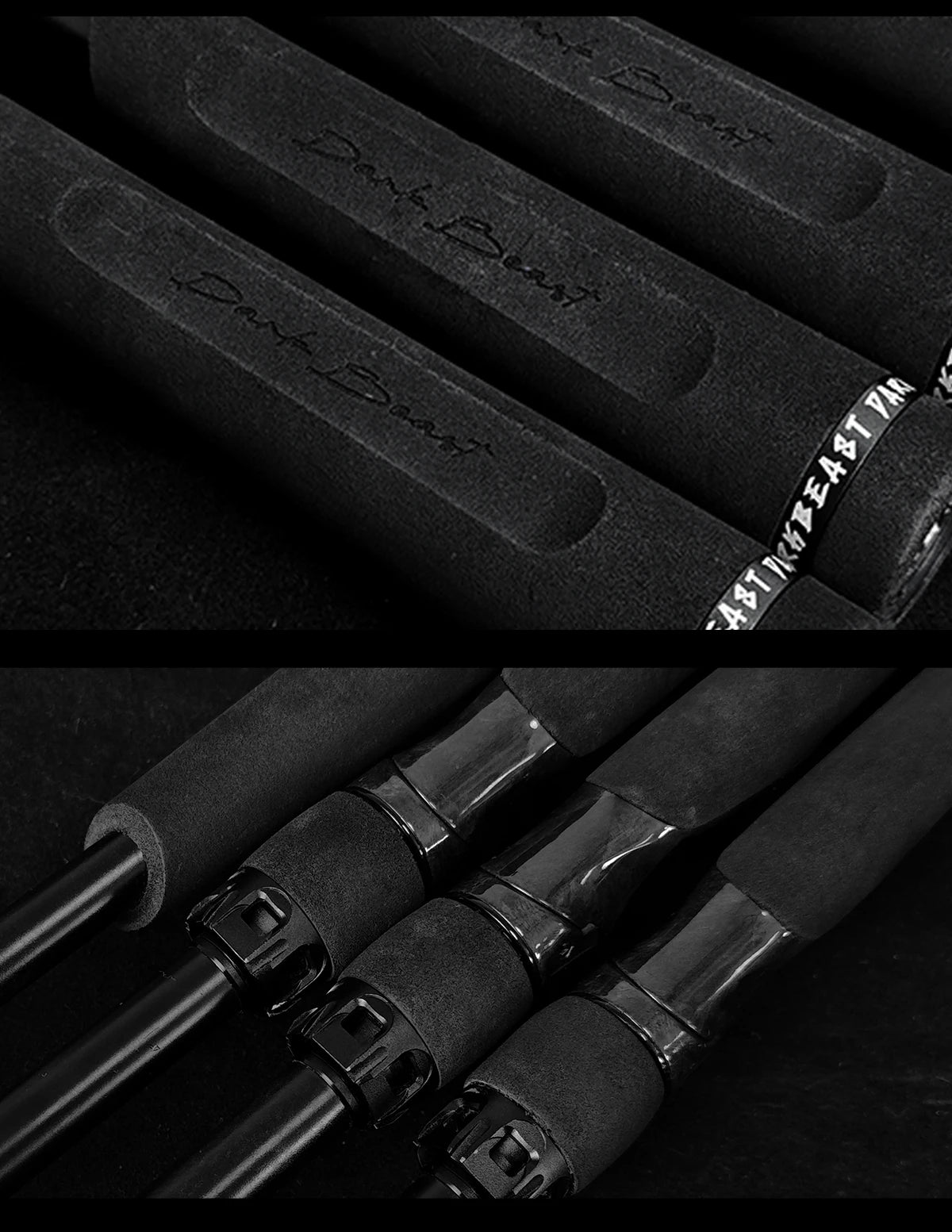 HANDING Dark Beast Long Cating Rod Toray Carbon Fiber Fuji A and SiC Guide Rings High Density EVA Handle Carbon Fiber Reel Seat