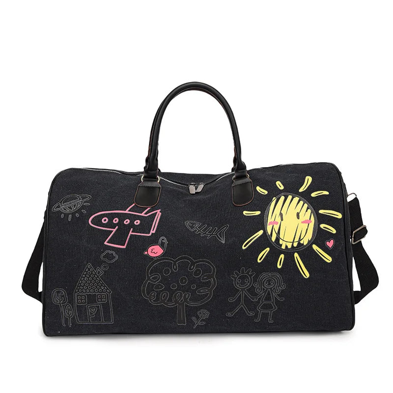 Large Capacity Travel Bag Fitness Handbag Crossbody Bag for Women Duffle Bag Carry on Luggage Bolso Marca Lujo Сумка Женская Sac