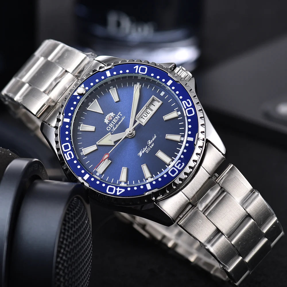 Top AAA Top Quality AAA Orient Original Brand Watches For Mens Orient Automatic Mechanical Wristwatch Luxury AAA Male Clockss
