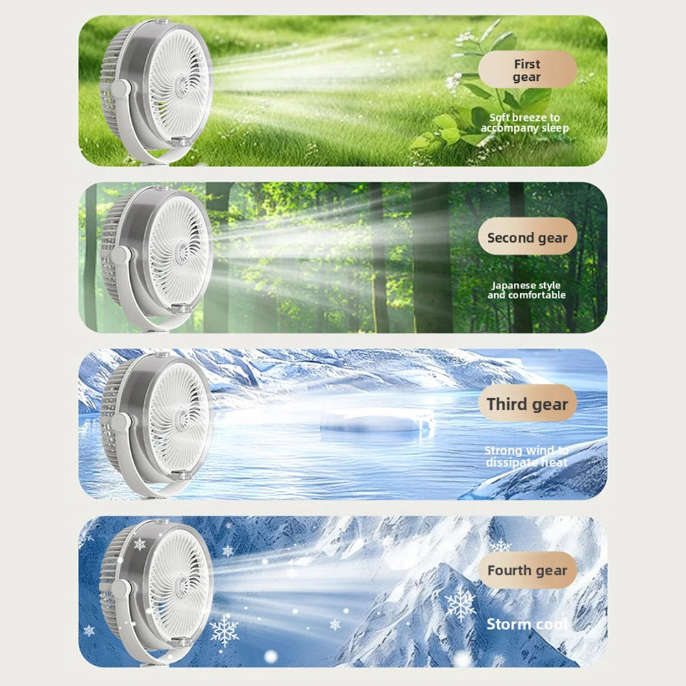 3 In 1 Smart Remote Control Humidifier Floor Fan,Multifunctional Oscillating Standing Desktop Circulating Fan,4 Speed Adjustable