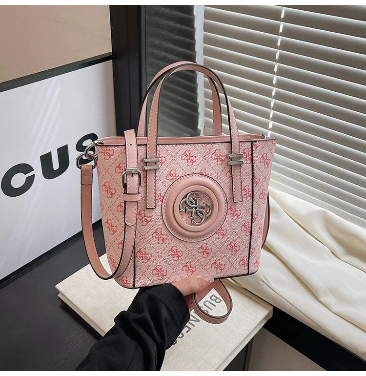 Vintage Leather Diaper Bag For Ladies High-end Simple Fashionable Classic Design Trendy Large Capacity Commuter Backpack