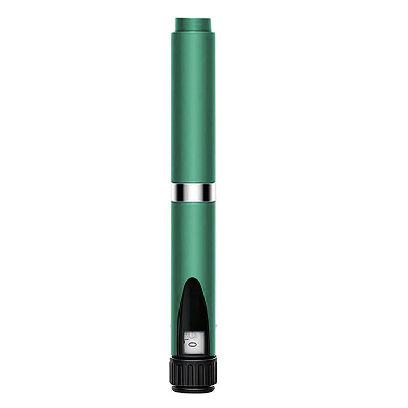 Portable Dose Adjustable Reusable Injector Pen Kit for Insulin Peptide, Comes with 10Pcs 3ML Replacement Cartridges