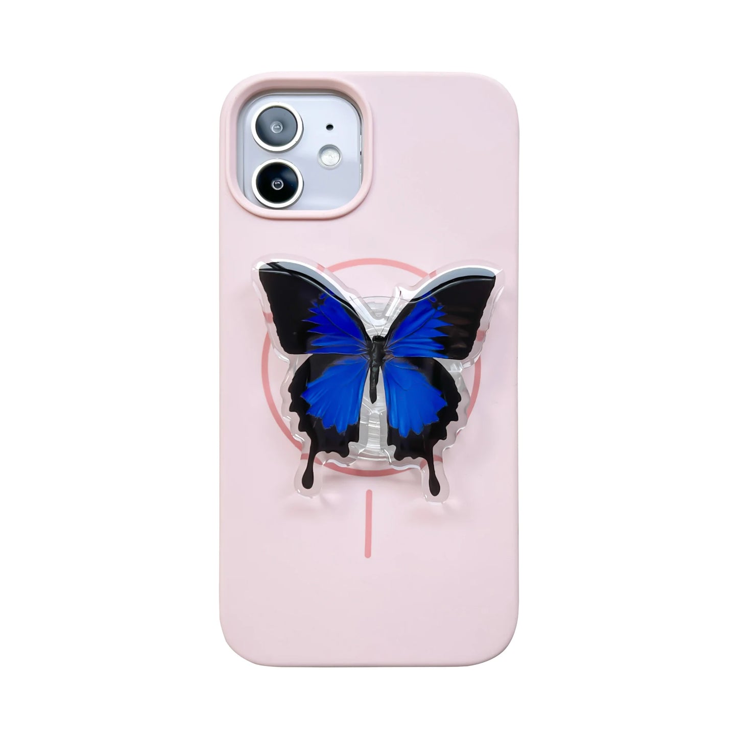 Cute Butterfly Phone Grip Griptok Holder Ring For iPhone 16 15 Universal Lovely Bowknot Phone Stand Bracket Poppings Socket
