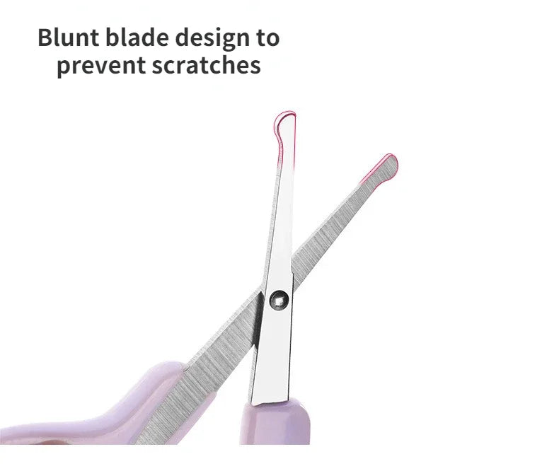Convenient Newborn Baby Nail Clipper Safety Long Scissors Trimmer Manicure Cutter Special Scissor Babies Care Tools Accessories