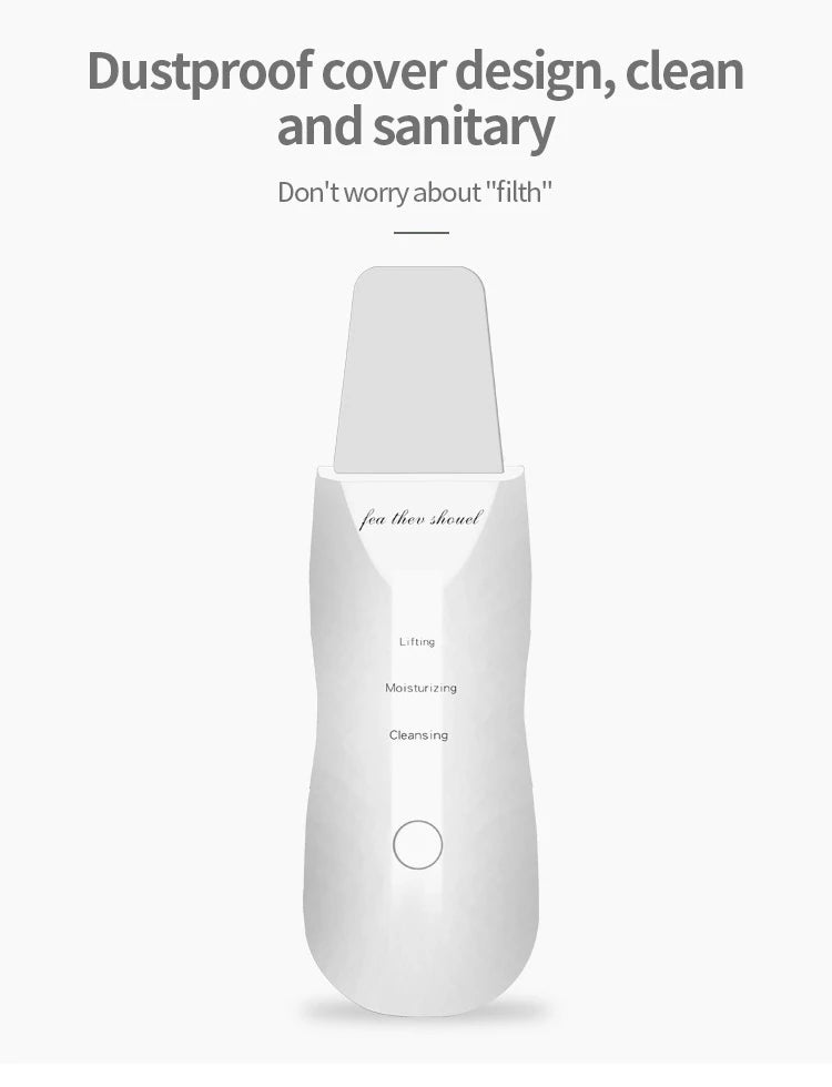 Portable Skin Scrubber Peeling Machine 90g Facial Peeling Device USB Rechargeable Blackhead Remover Travel Beauty Tool