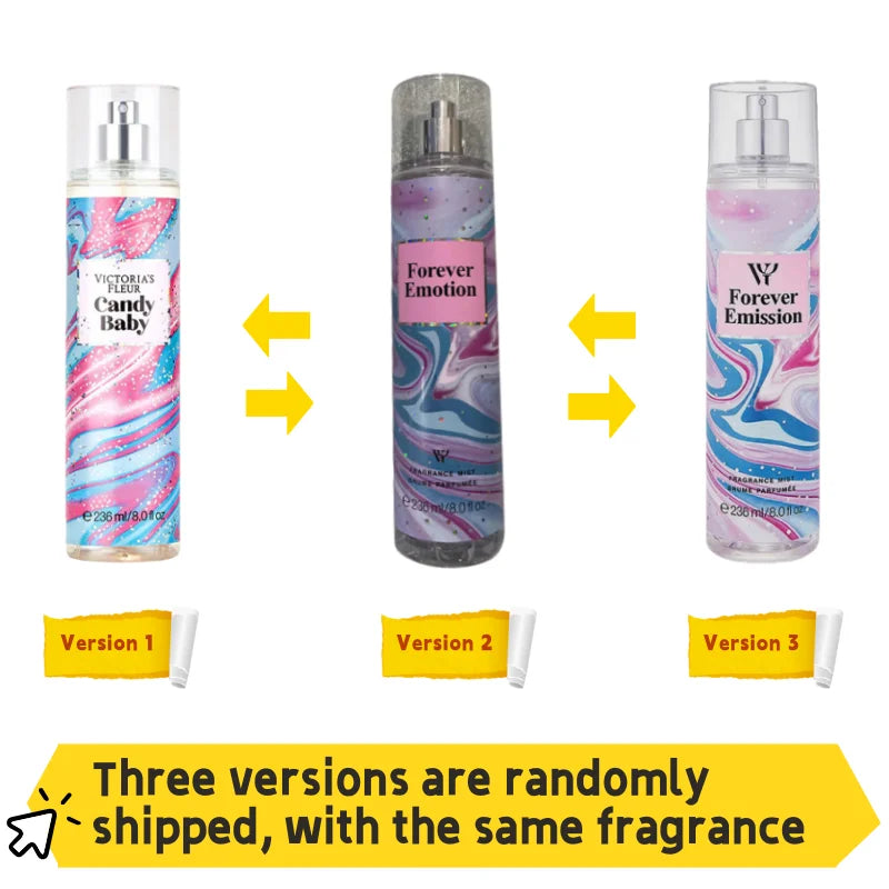 Women Secret Flower Season Perfume 236ml Body Mist Victoria Charm Lasting Body Spray Fresh Fruity Deodorant Purifying Air Spray