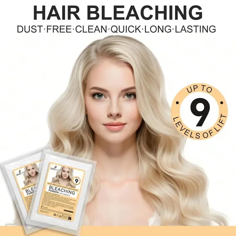 100g Natural Professional Health Hair Bleaching Agent Removes YellowColor Fixing Dye Hair Care Bleaching Non Irritating HairCare