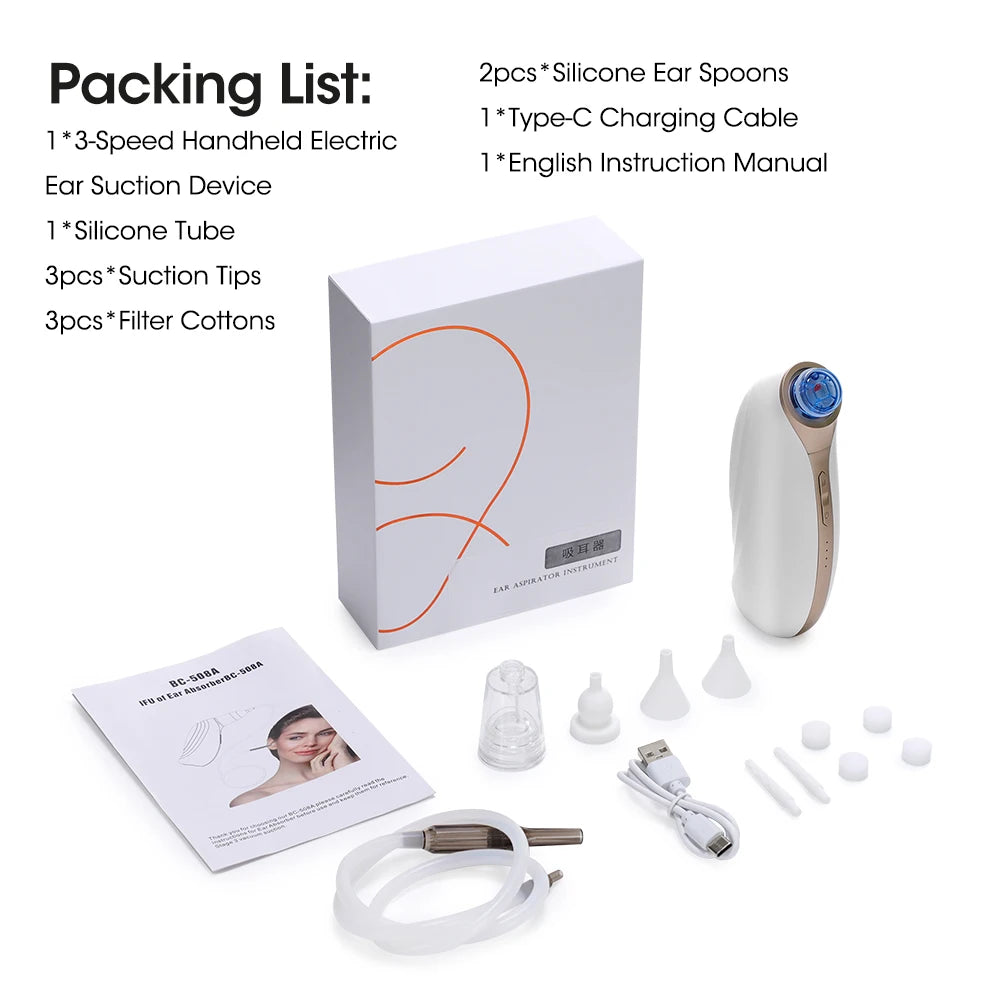 Baby Nasal Aspirator Electric Nose Cleaner Newborn Baby 9-Speed Nose Suction Device Booger Mucus Sucker for Infant Low Noise