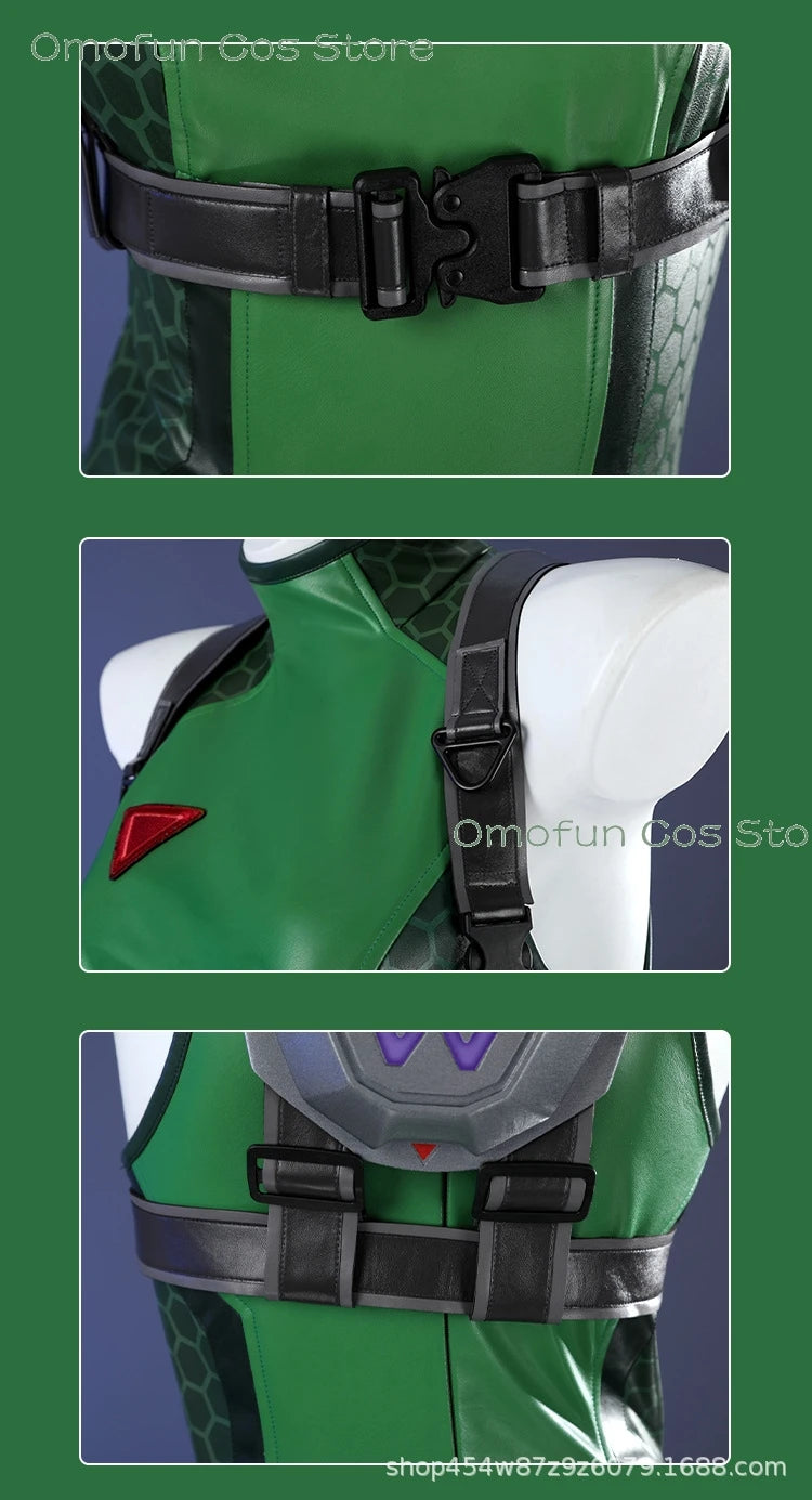 Halloween Costume OW Street Collaboration Cammy Fighter Widowmaker Cosplay Costume Game Character Outfit Halloween Sexy Christma
