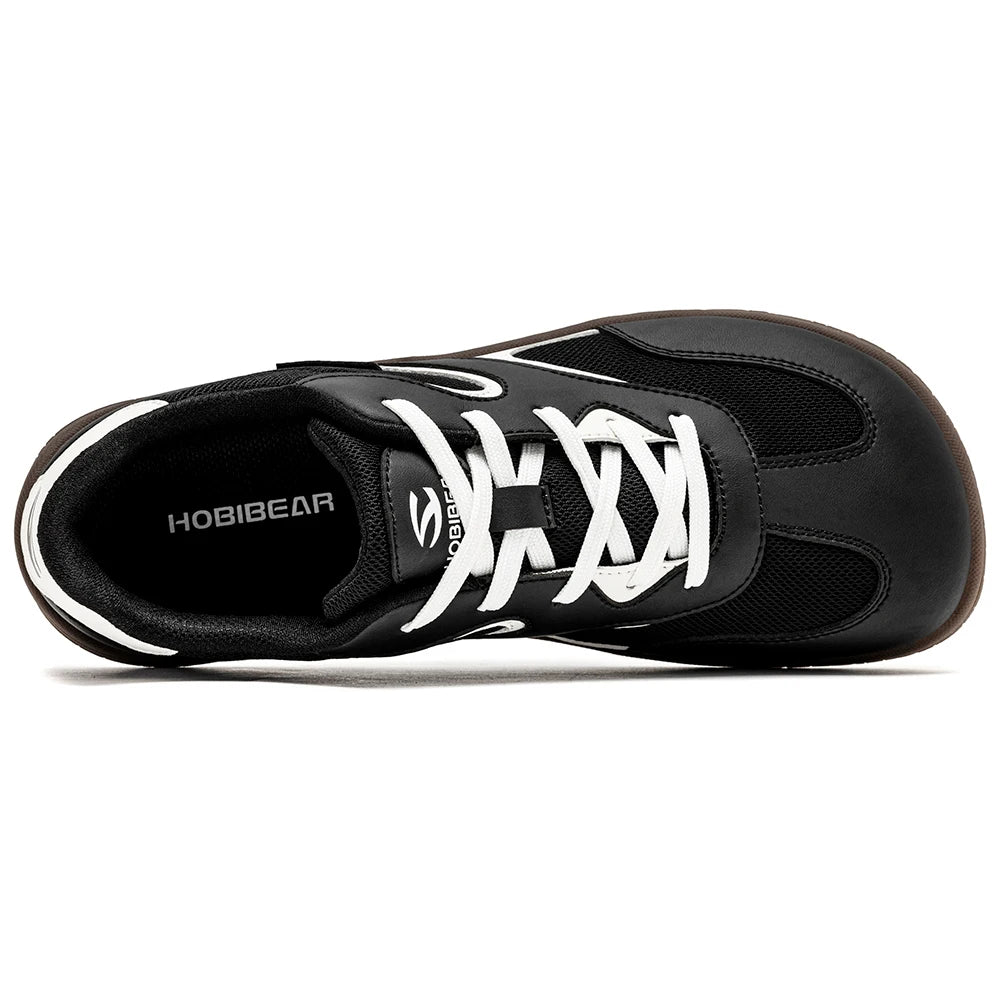 HOBIBEAR Unisex Barefoot Shoes Wide Width Minimalist Sneakers Zero Drop Classic Retro Outdoor Walking Shoes for Men Women