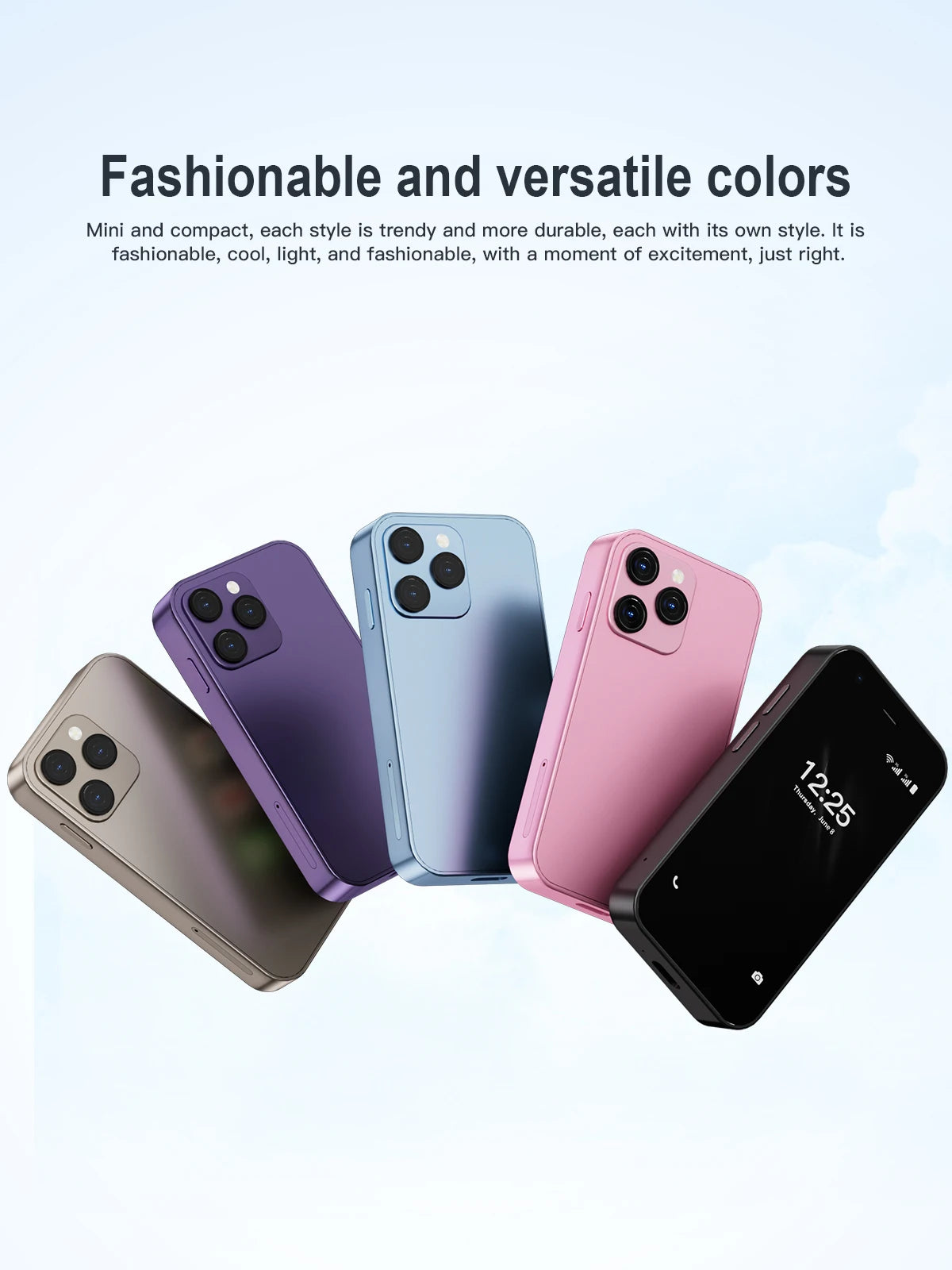 SERVO 15SE Ultra Mini Palm Smartphone 3G WCDMA Android Dual SIM WiFi Hotspot GPS Play Store 16GB ROM 3.0" Pocket Mobile Phone